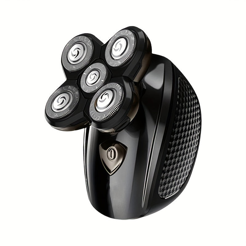 Электробритва с пятью плавающими лезвиями, перезаряжаемая через USB, полностью моющаяся, подарок на День отца