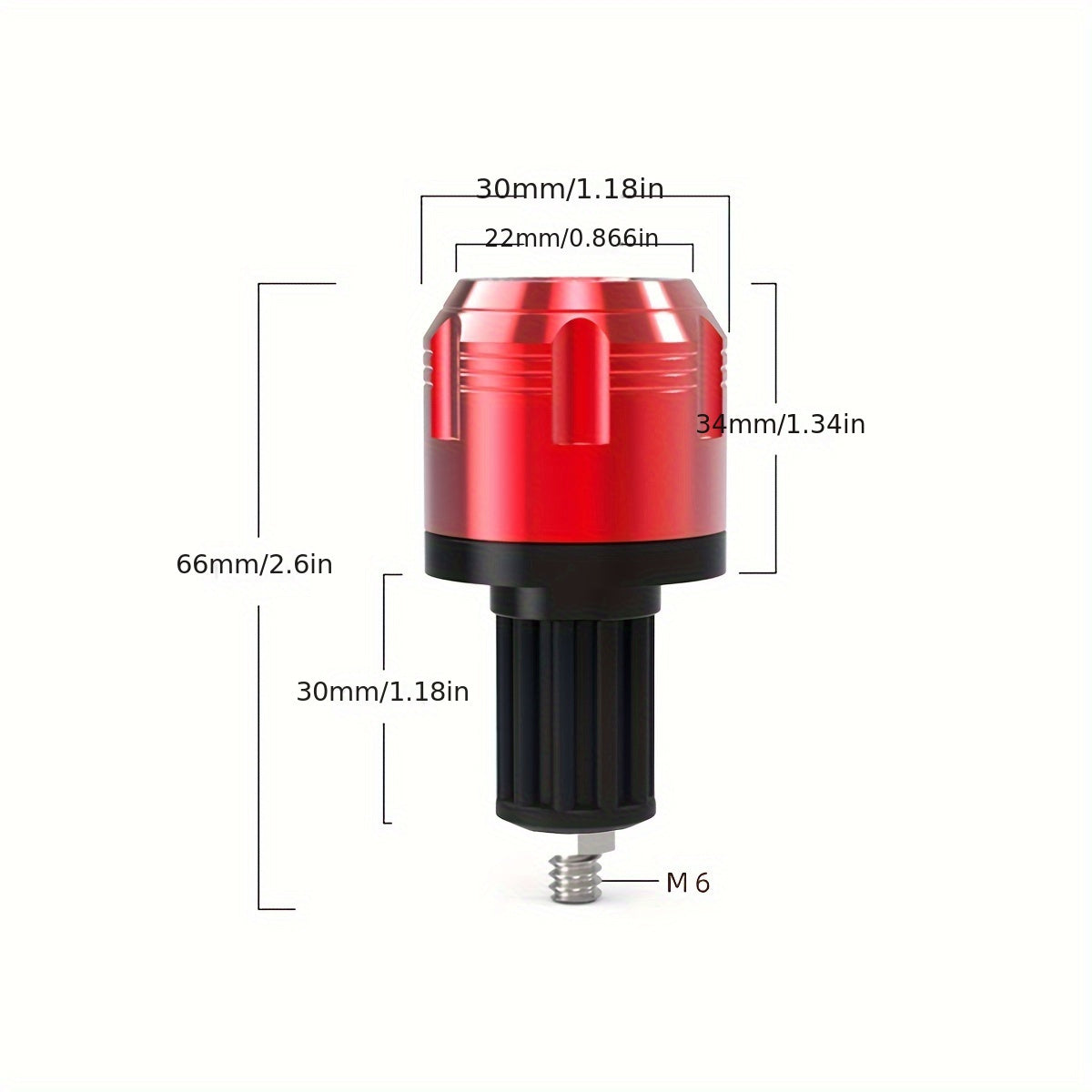 Universal Aluminum Alloy Motorcycle Handlebar Grip with Golden Dragon Head Design