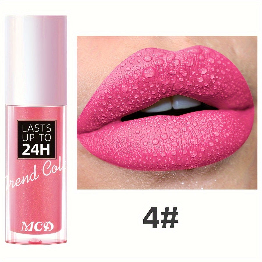 Long-Lasting Matte Lip Gloss for Women 24Hr Wear Non-Stick Moisturizing