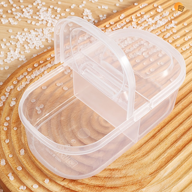 Large Capacity Food-Grade PP Storage Container with Handle for Fruits and Vegetables