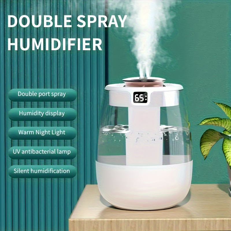 Quiet USB Humidifier for Bedrooms and Desks with Large Water Tank
