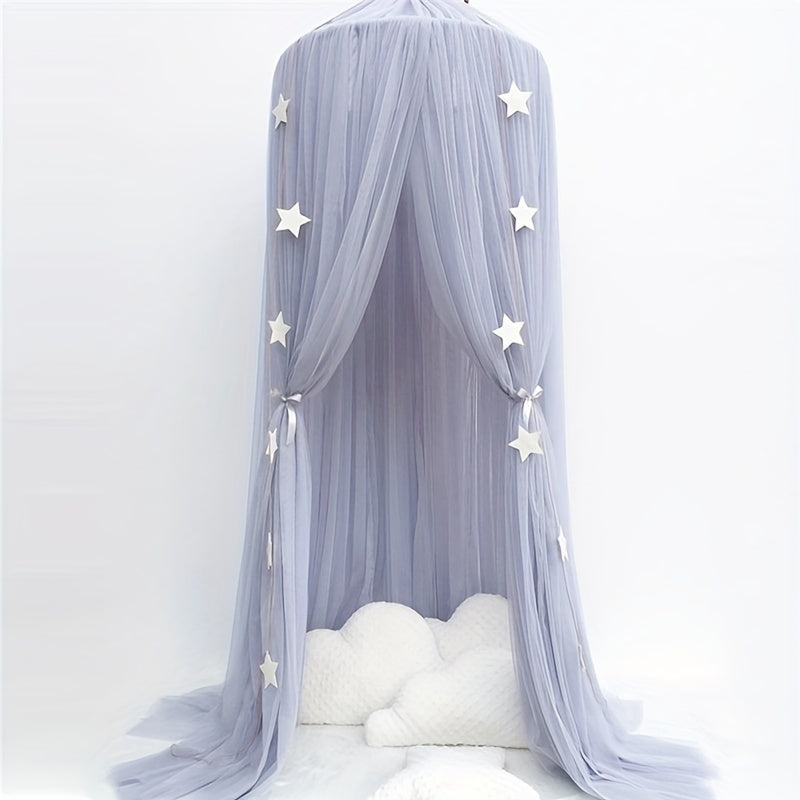 Cortina de malla para bebé con forma de mosquitera para cama, ideal para decorar la habitación infantil y ropa de cama para bebé