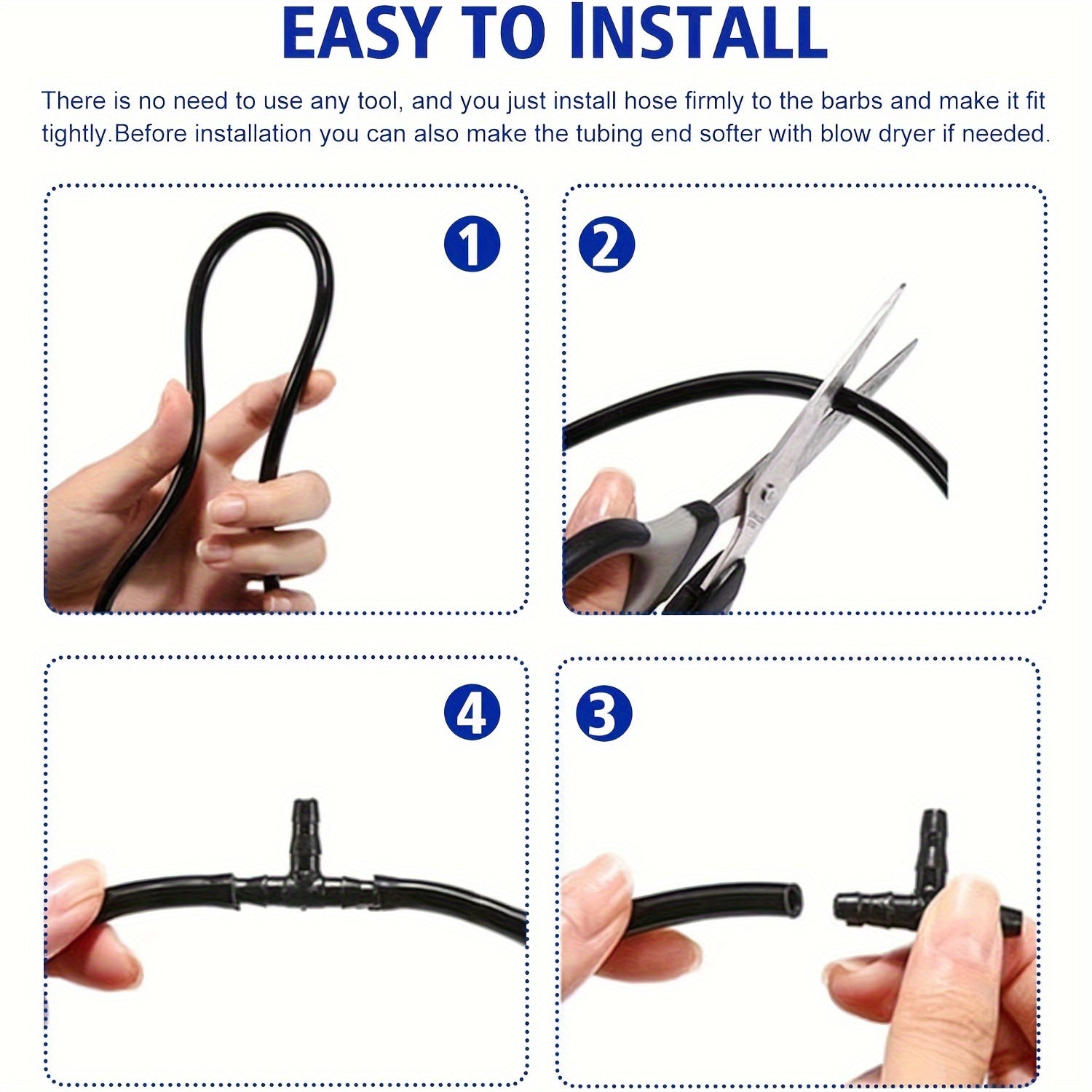 Turli xil Naylon vakuum ulanishlari issiqlikka chidamli 240°C avto ehtiyot qismlari to'plami