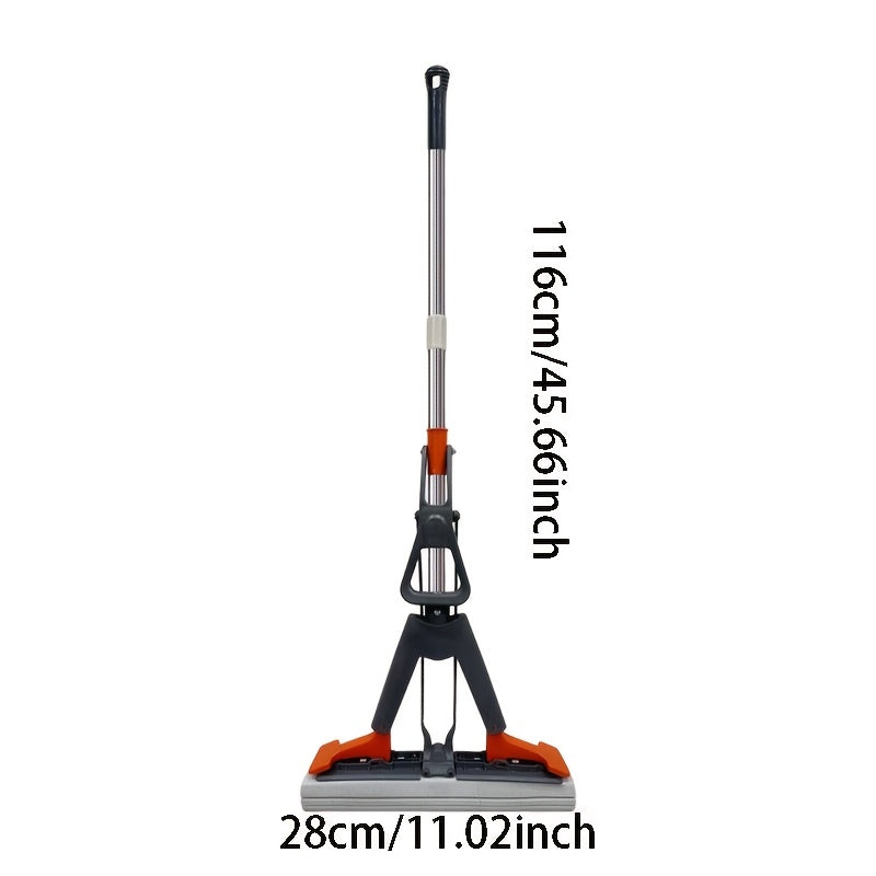 Super Absorbent Sponge Mop with Self-Squeeze Design for Hardwood and Tile Floors