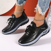 Women's Lightweight Casual Slip-On Sneakers for Middle-Aged and Elderly Comfortable Soft Sole