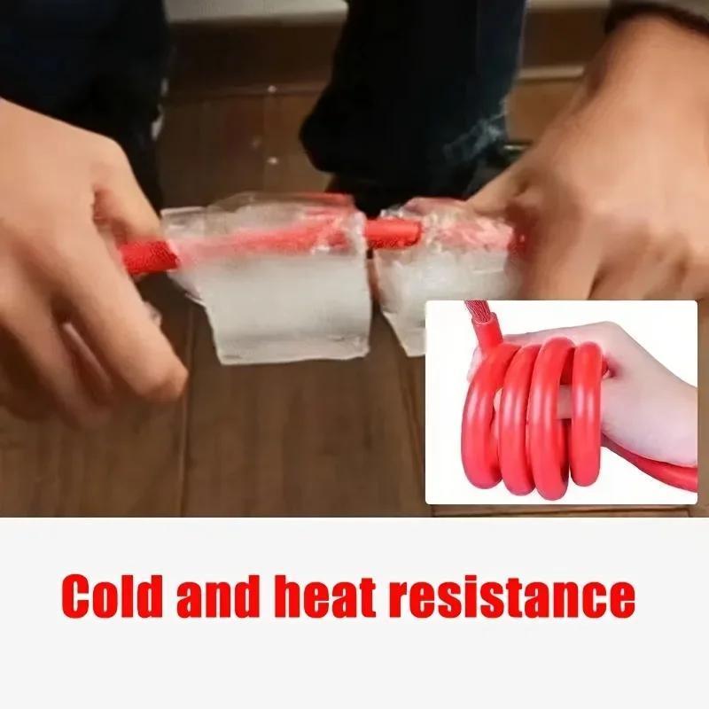 1000A Car Jump Starter Cable Set 3.05m Insulated Alligator Clips Cold Weather Resistant