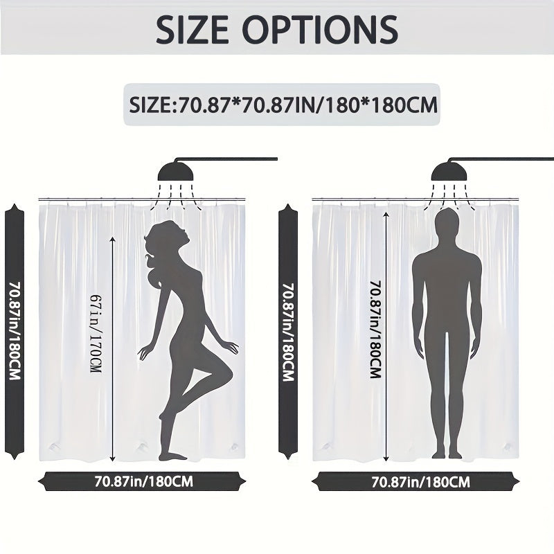 Marble Texture Shower Curtain Set with Black White Gold Crack Pattern Includes Hooks Bathroom Accessories