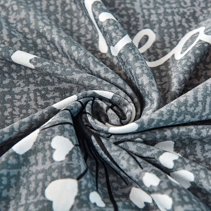 Anti-Slip Sofa Slipcover with Dandelion Design Protects Furniture and Includes Pillow Cover 17.71in x 17.71in