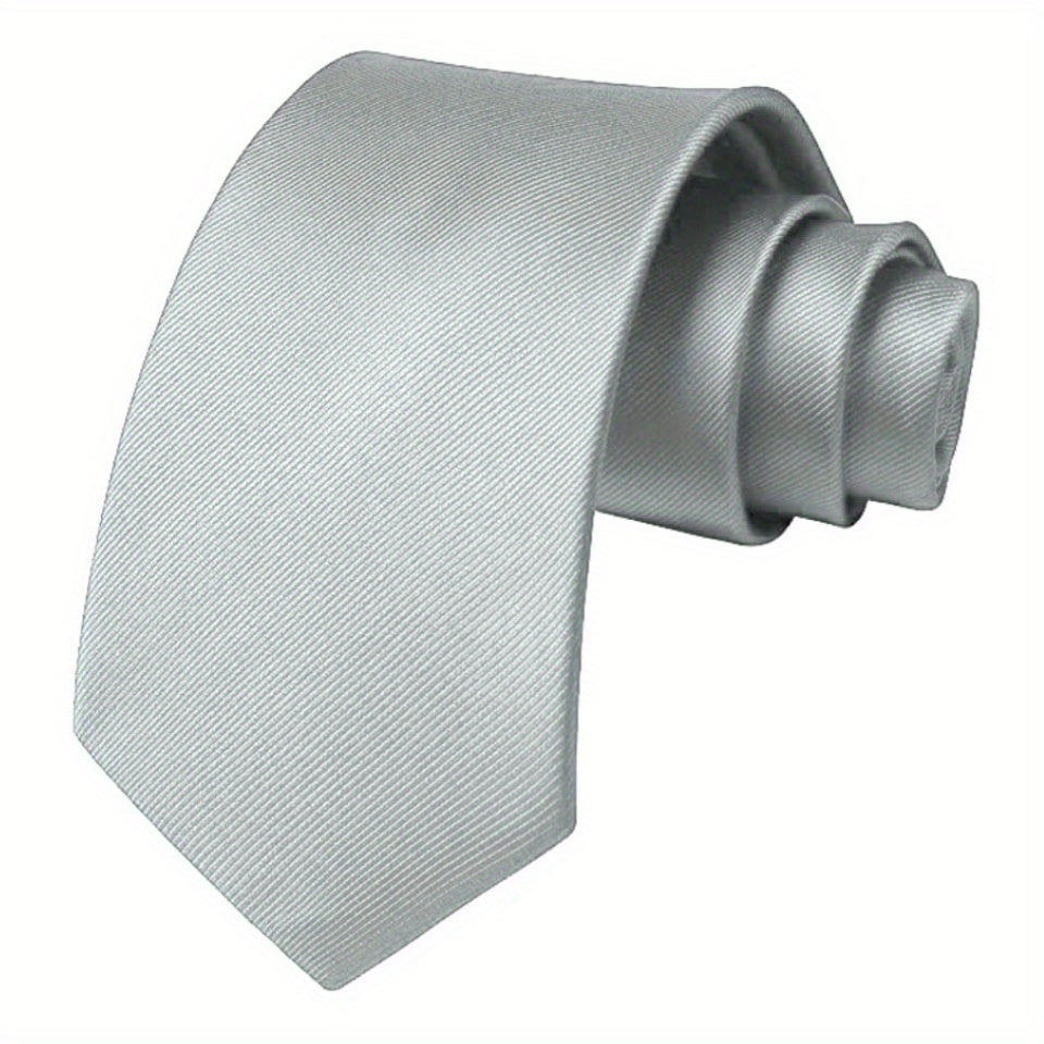 Мужской однотонный галстук для деловых свадеб и официальных мероприятий