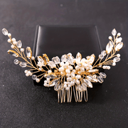 Pearl Bridal Hair Comb White Wedding Hair Accessory Elegant Headpiece