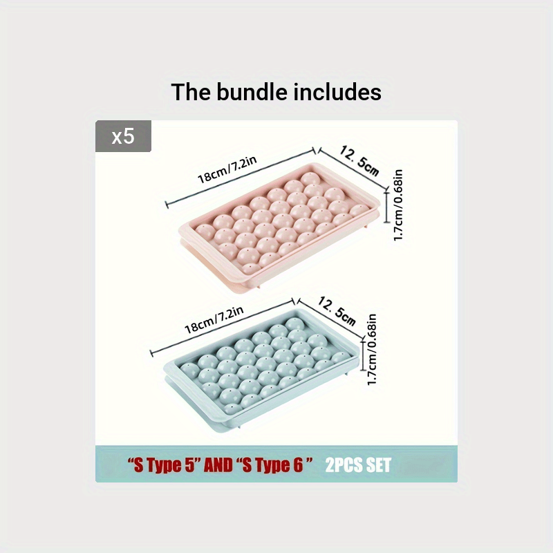 Home Kitchen Ice Cube Tray With Lid Reusable Ice Mold For Refrigerator