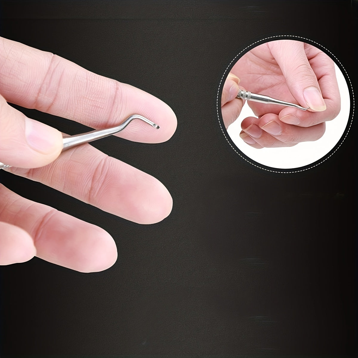 Professional Ingrown Toe Nail Corrector Tool Dual Sided Pedicure Foot Care