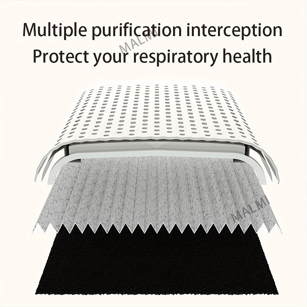 Home Air Purifier USB Powered HEPA Activated Carbon for Allergies and Odors
