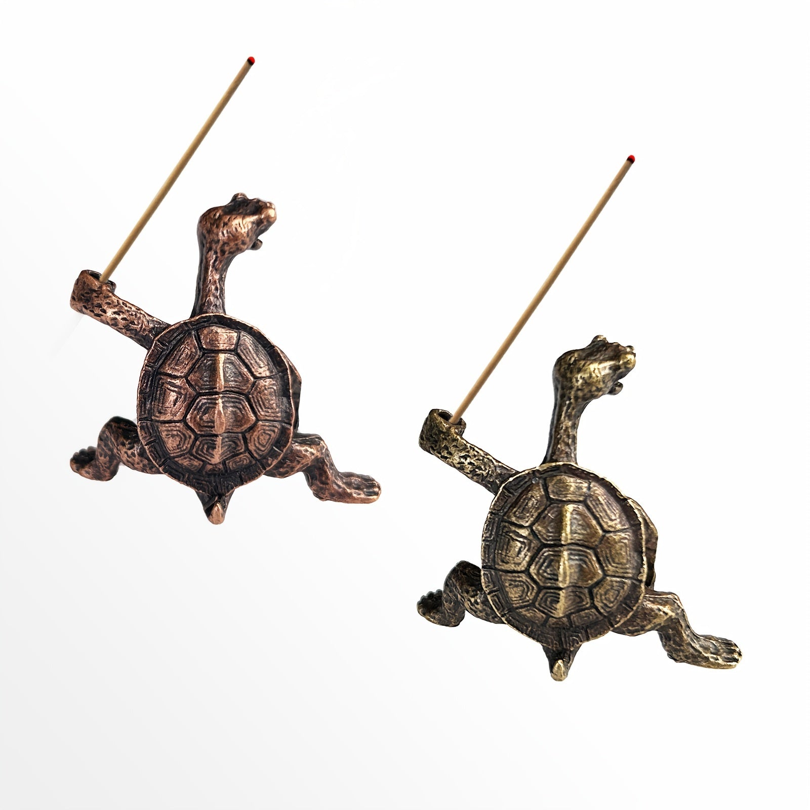 Mini Turtle Incense Holder for Home Decor Small Ceramic Tabletop Accessory