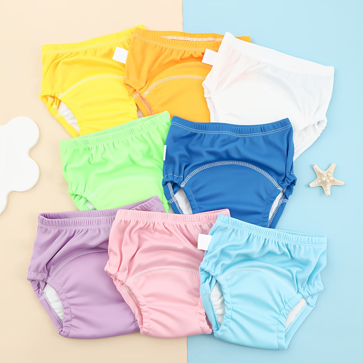 Bolalar uchun yuviladigan trening shimlari - 3 yoki 5 ta to'plam | Havo o'tkazmaydigan, suyuqlik o'tkazmaydigan pampers qoplamalari | Harakatdagi Bolalar Uchun Mukammal