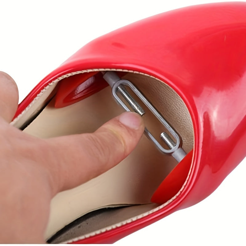 Pair of Red Shoe Trees for Men and Women Shoe Fitting and Preservation