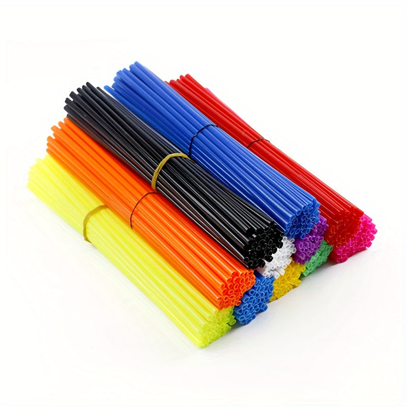 Universal Motorcycle Wheel Rim Spoke Wrap Kit 24cm 9.4in Dirt Bike Enduro