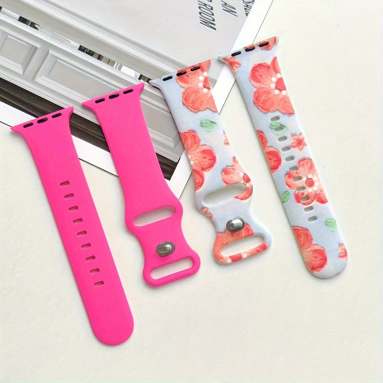 Silicone Sport Watch Bands for All iWatch Models 38mm to 49mm Replacement Straps