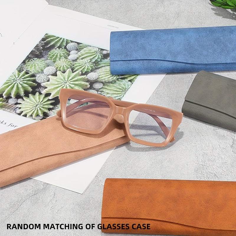 Square Optical Frame Glasses for Women Clear Lens Computer Spectacles