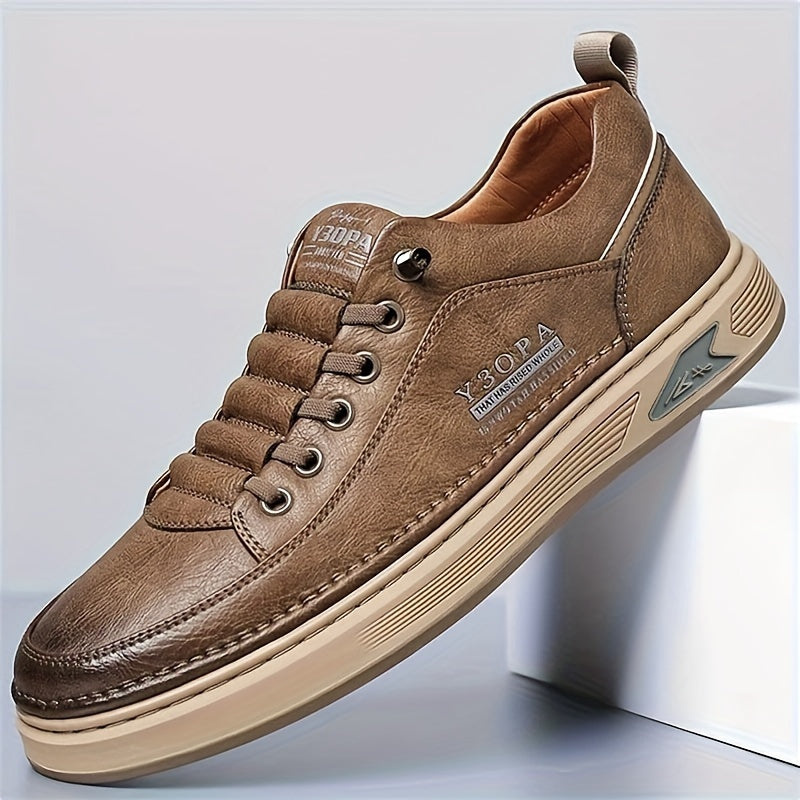 Men's Casual Sneakers with Non-Slip Rubber Soles for Daily and Skateboarding