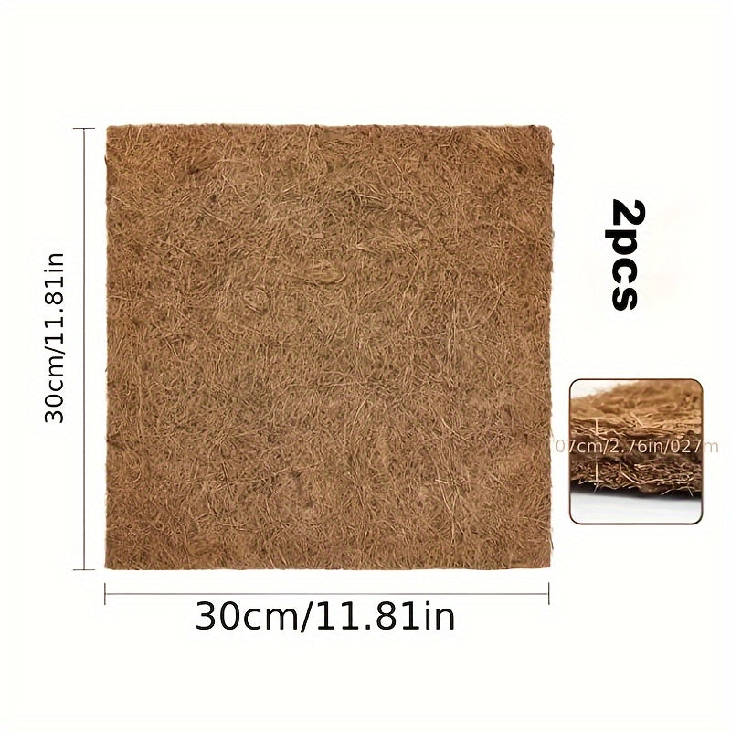 Premium Coconut Fiber Chicken Nesting Pads for Coop Bedding Pack of 2 6 or 10