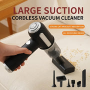 Cordless Handheld Vacuum Cleaner with 4000Pa Suction USB Rechargeable Battery and Accessories