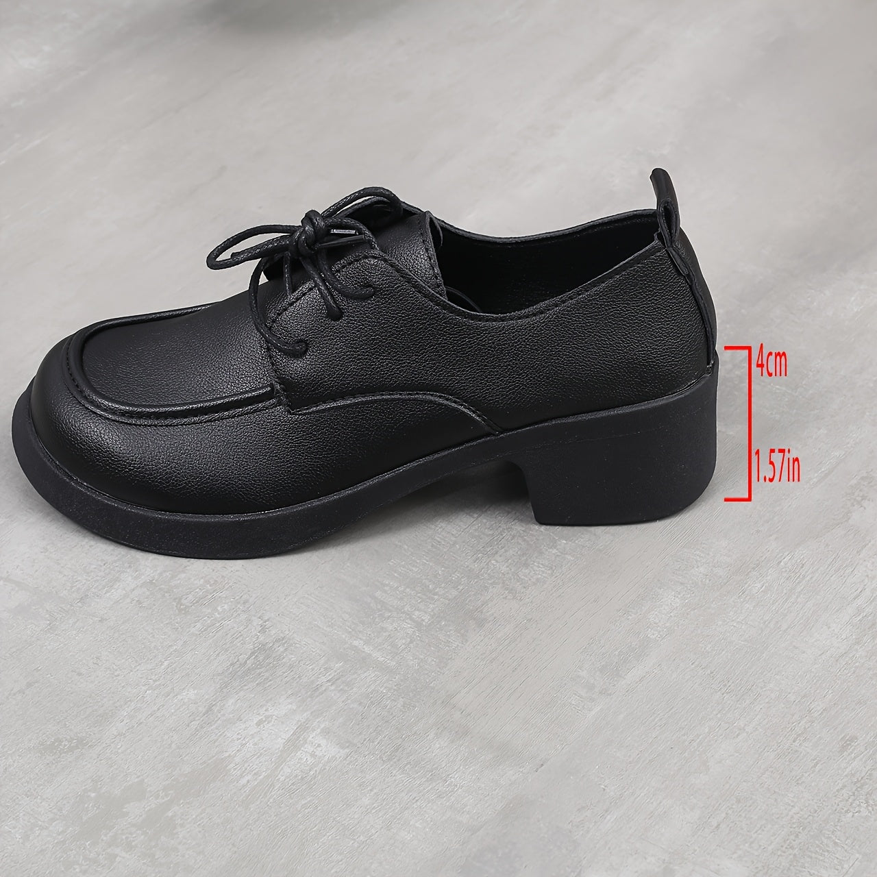 Women's Black Oxford Shoes Loafers With Soft Sole All-Season