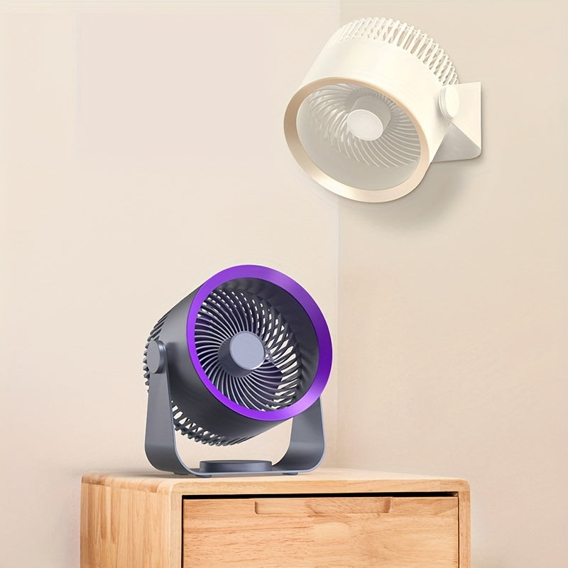 Large Rotating Fan for Indoor and Outdoor Use, Quiet, Adjustable Speed