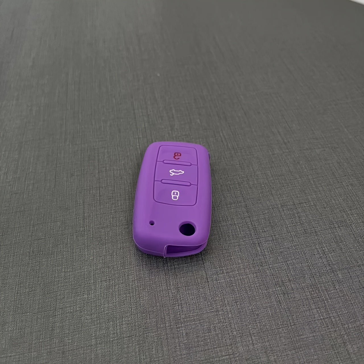 Car Key Cover Silicone Protector for Vehicle Keys Durable and Shockproof