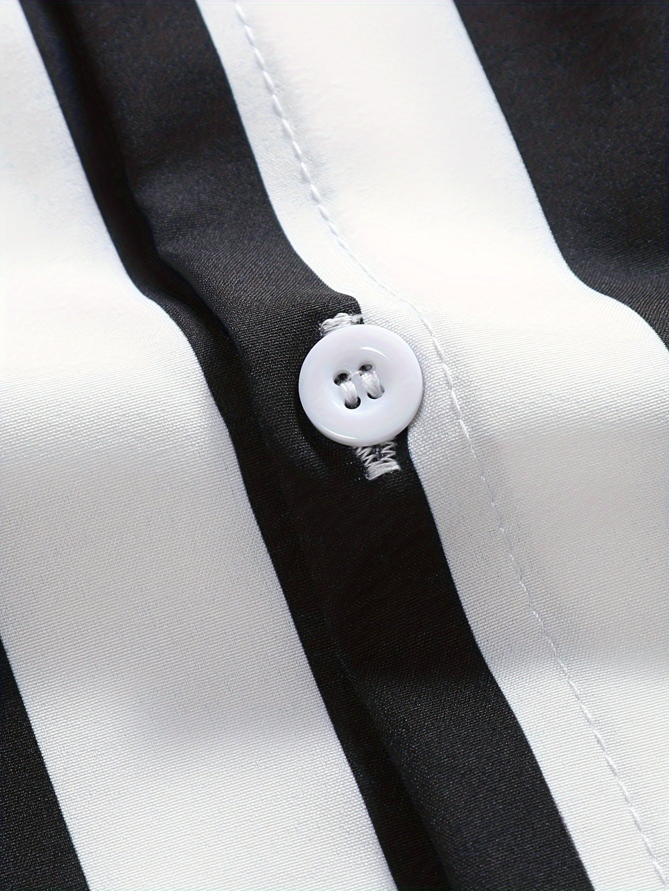 Men's Casual Outdoor Outfit Set Striped Lapel Shirt and Drawstring Pants