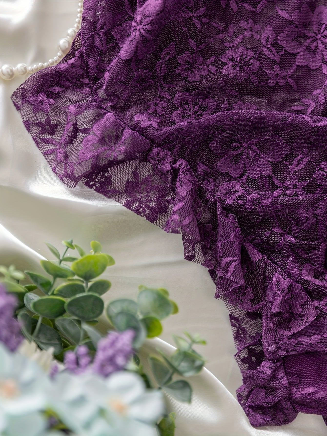 Women's Purple Bodysuit with Flattering Fit and Comfortable Fabric