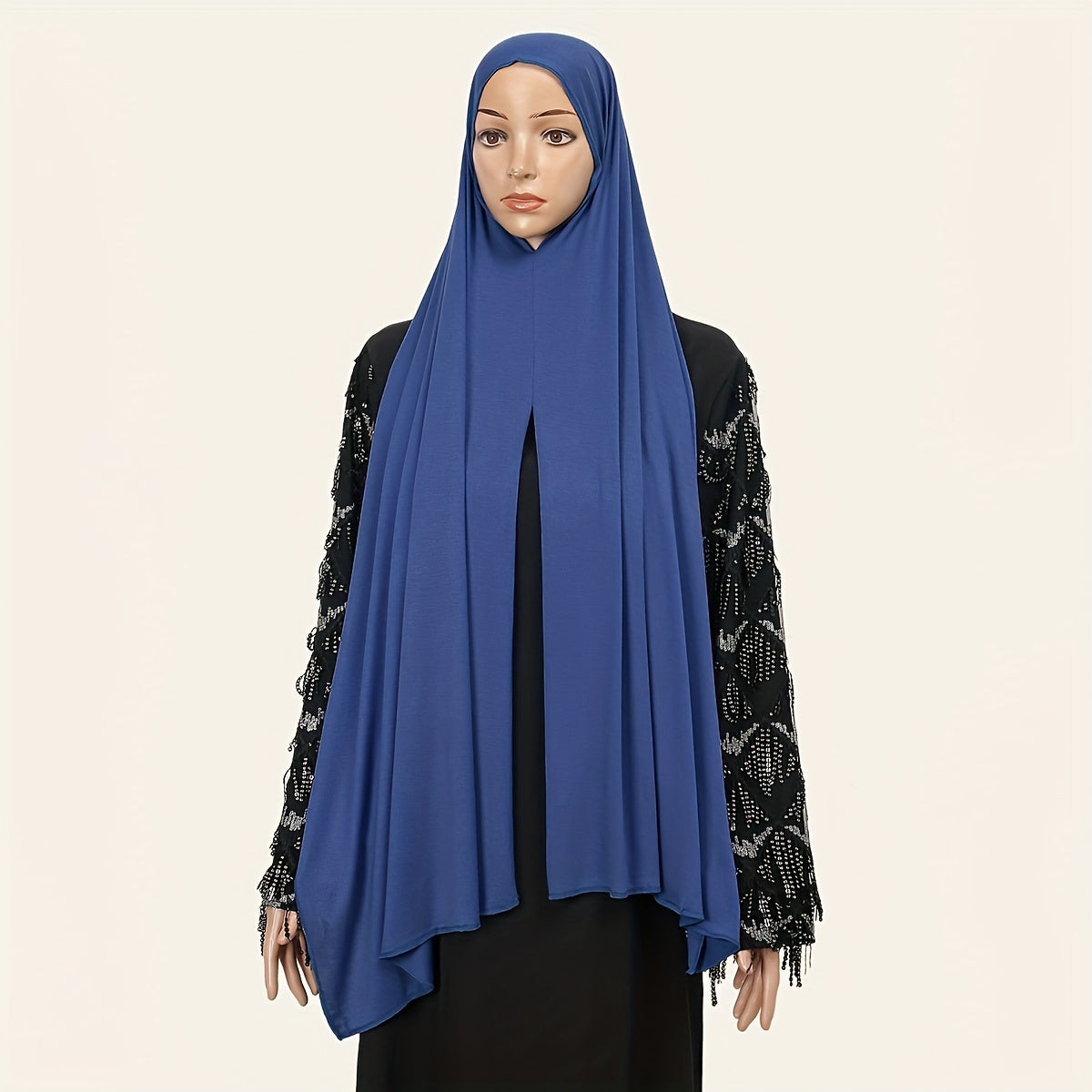 Women's Solid Color Breathable Scarf with Sun Protection and Equal Length Sides