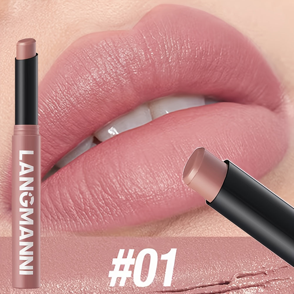 Унисекс вращающийся матовый красный помада для долговременного макияжа