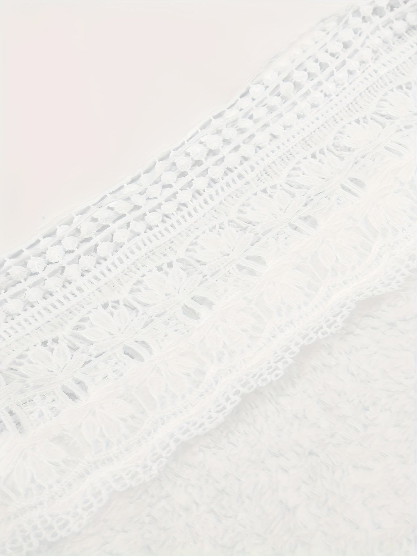 Women's Sleepwear Top Long Sleeve Lace Trim Polyester Solid Crew Neck Spring Summer Fall