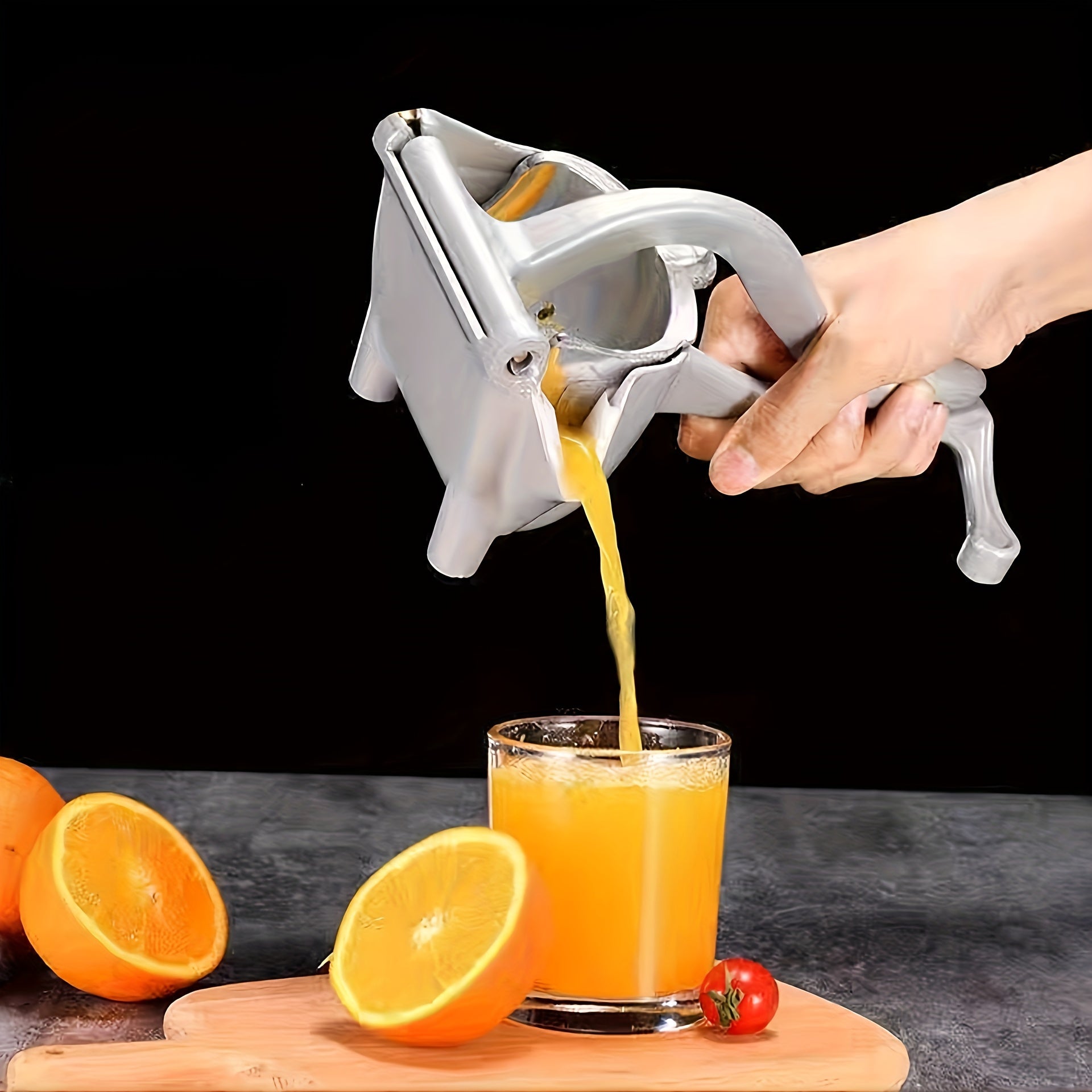 Aluminum Alloy Hand Juicer Lemon Squeezer with Juice Clamp