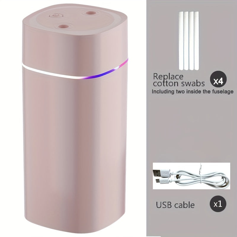 600ML USB namlagich uy ofisi yotoq xonasi uchun shovqinsiz aromaterapiya muhim yog'li diffuzor