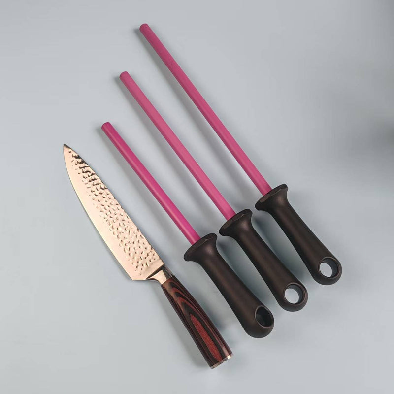 Керамический точильный стержень 20.32/25.4/30.48 см для заточки ножей, прочный, нескользящий