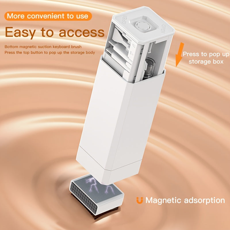 32-In-1 Keyboard and Device Cleaning Kit with Brushes for Phones, Cameras, and Tablets