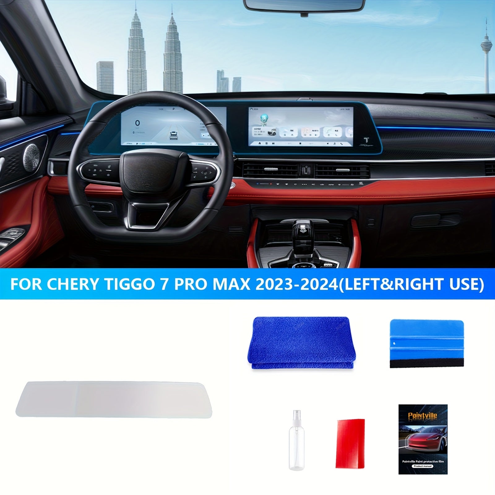 Salon avtomobil himoya filmi TPU anti-chiruvchi UV toza saqlash uchun SUV 8.5mil