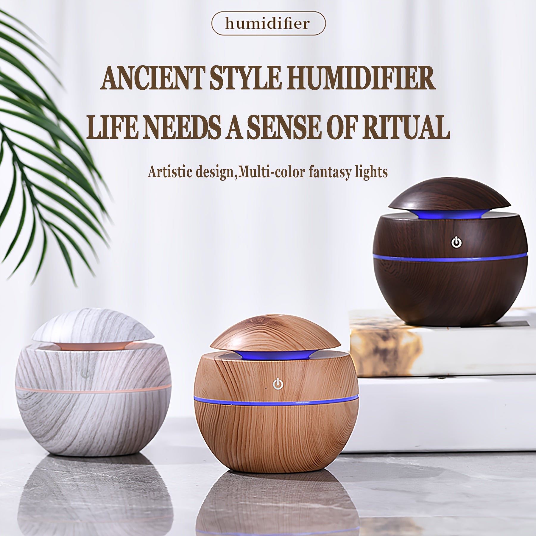 Ароматизатор-увлажнитель с USB в форме гриба, ночник для спальни