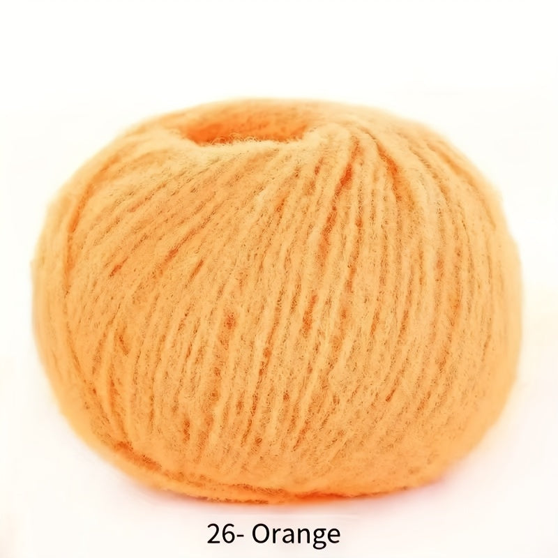 Soft Velvet Yarn Roll 40g Mixed Color Nylon for Knitting Dolls Scarves Blankets