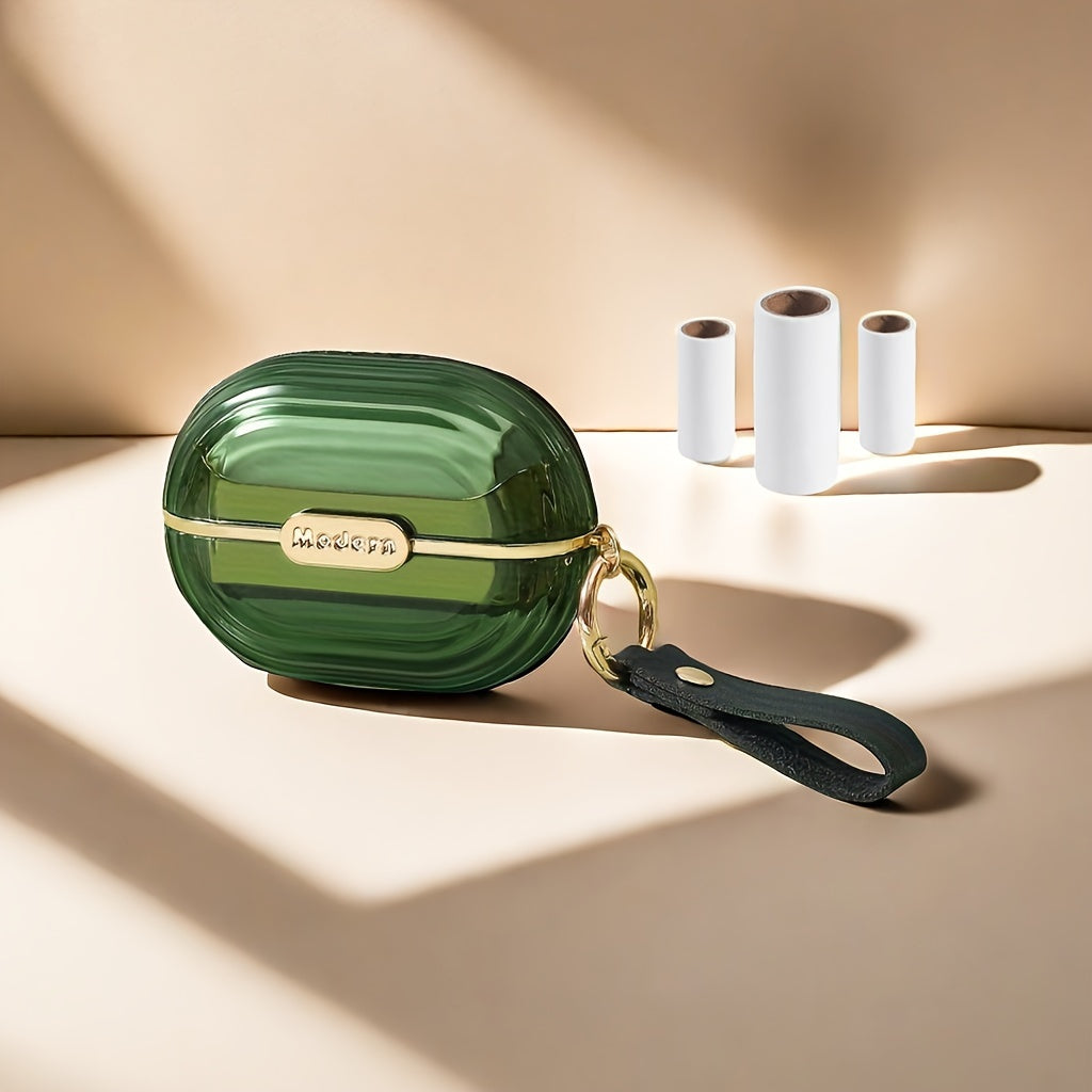 Portable Pet Hair Remover Brush for Clothes and Dust with Tear Sheet and Travel Size