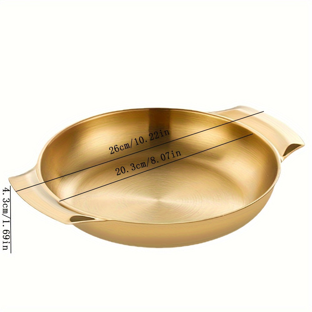 Stainless Steel Cooking Pot with Handles for Hot Pot Seafood Home Restaurant Use