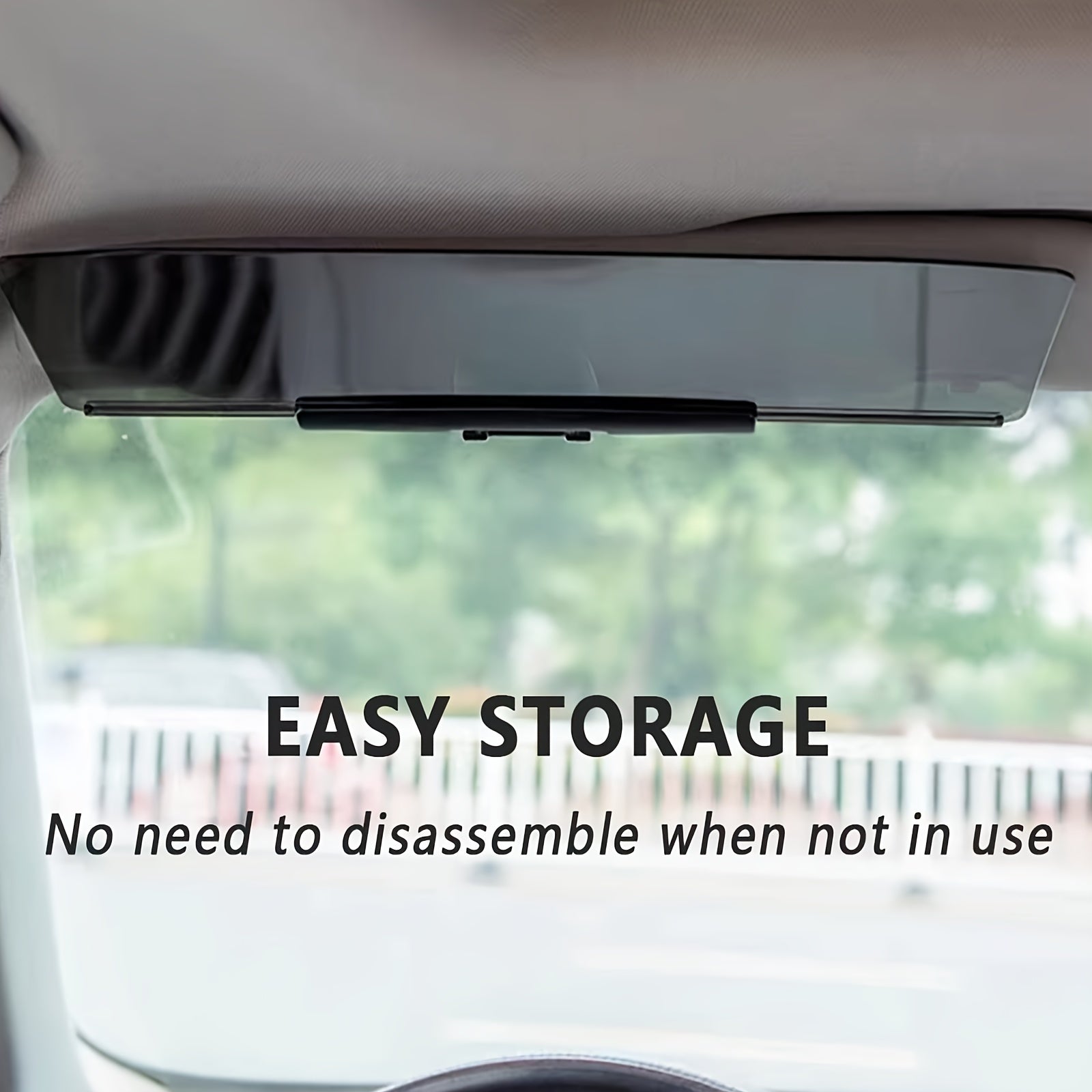 Universal avtomobil anti-chiroyli polarizatsiyalangan quyosh nuri himoyasi kengaytmasi akril UV blokirovka qilish