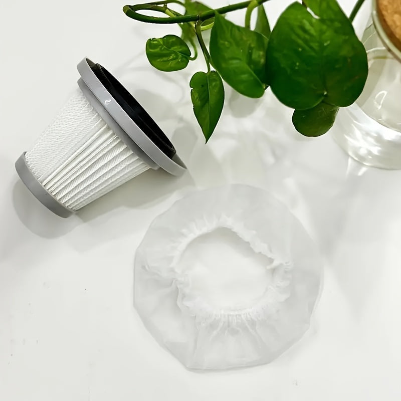 Universal No-woven Filtr Elementi uchun Elastik Qalinlashtirilgan Filtr Tarmog'i Qopqog'i Bir Martalik Qo'l Kichik Changyutgichda