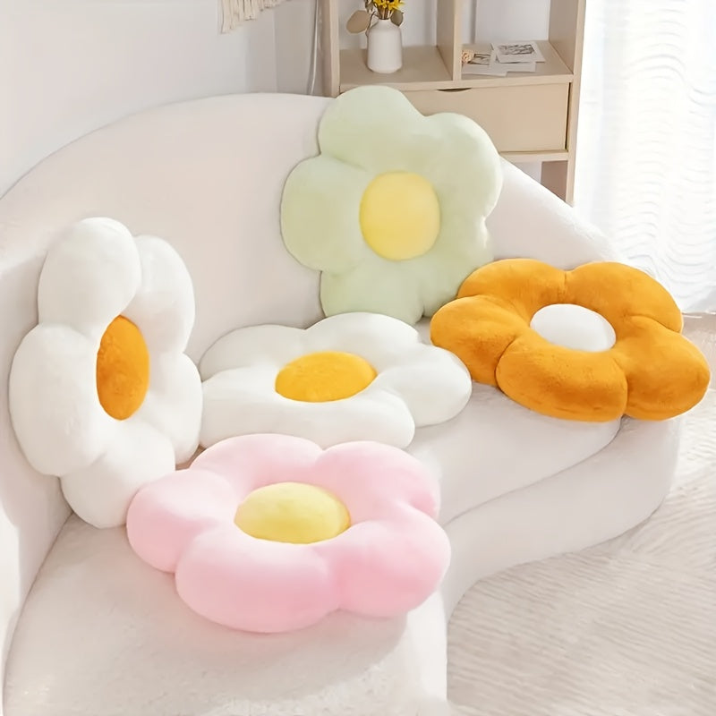 Flower-Shaped Floor Pillow Cushion for Sofa Bed Decor, Cute and Comfortable