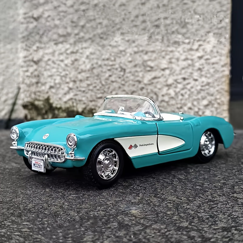 Kids Green Alloy Roadster Model Diecast Convertible Car Toy