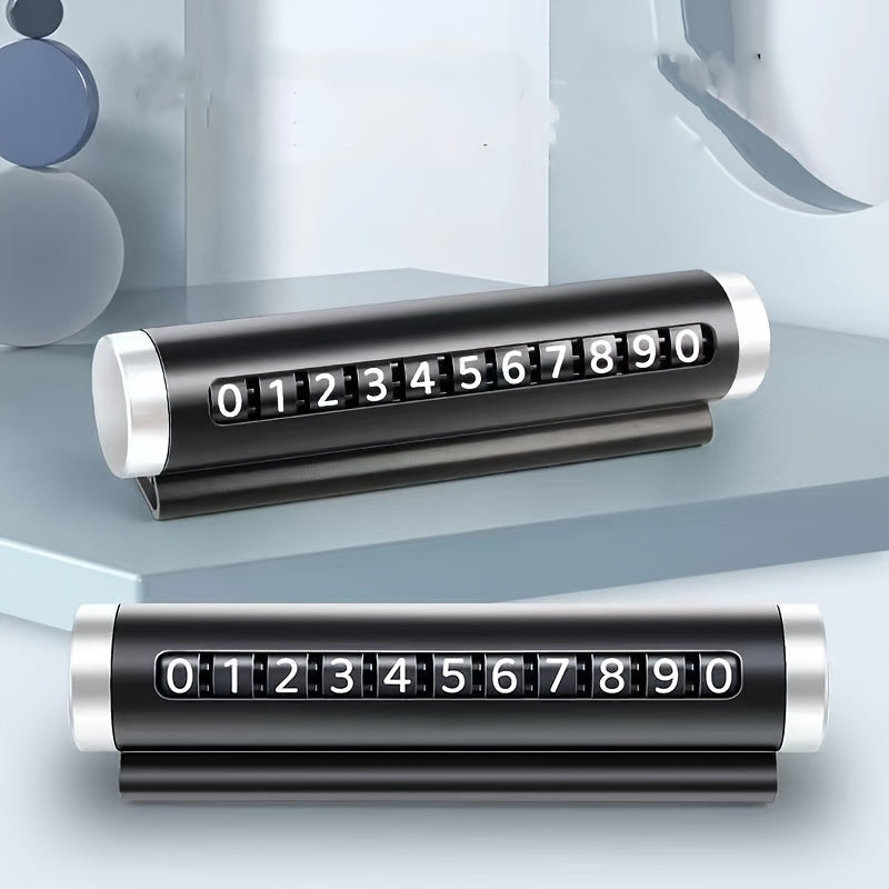 Metal Car Number Plate Display Device for Temporary Mobile Phone Plate Movement