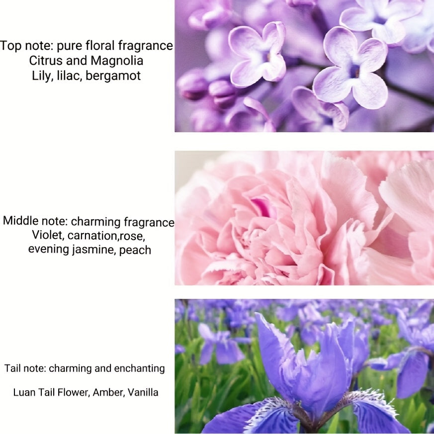 Perfume floral romántico para mujer con lila, magnolia y bergamota 5.1L