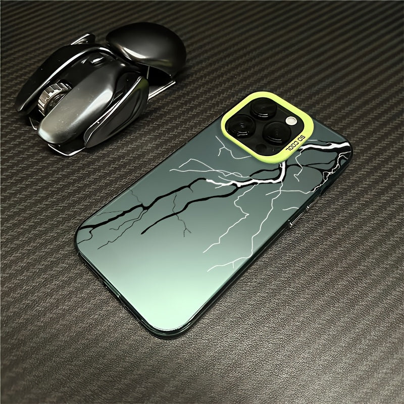 Men's and Women's Shock-Absorbing Air Cushion Phone Case for iPhone 16 Pro Max 15 14 Plus 13 12 11 with Lens Protection